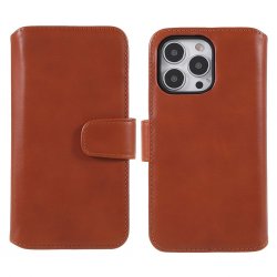 iPhone 14 Pro Fodral Essential Leather Maple Brown