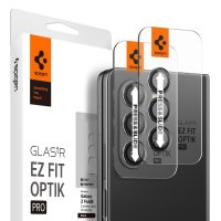 Samsung Galaxy Z Fold 5 Kameralinsskydd GLAS.tR EZ Fit Optik Pro 2-pack Svart