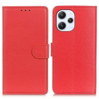 Xiaomi Redmi 12 Fodral Litchi Röd